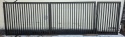 Brama 2 skrzydłowa 500x150cm NEVADA (zestaw z furtką i słupkami)