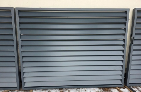 Brama 2 skrzydłowa 400x150cm INDIANA (zestaw z furtką i słupkami)