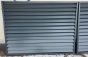Brama 2 skrzydłowa 400x150cm INDIANA (zestaw z furtką i słupkami)