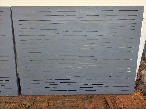 Brama 2 skrzydłowa 400x150cm CNC MONTANA (zestaw z furtką i słupkami)